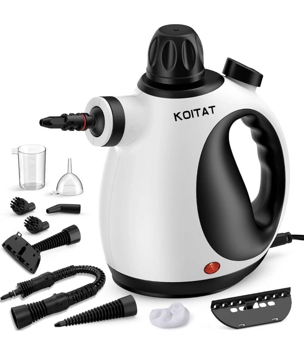 Koitat Handheld Steam Cleaner HY-307, Pressurized Multipurpose Steam Cleaner